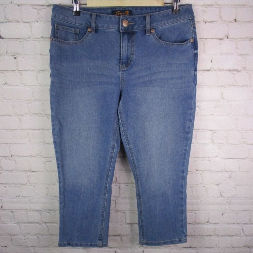 Seven7 Skinny Crop Jeans